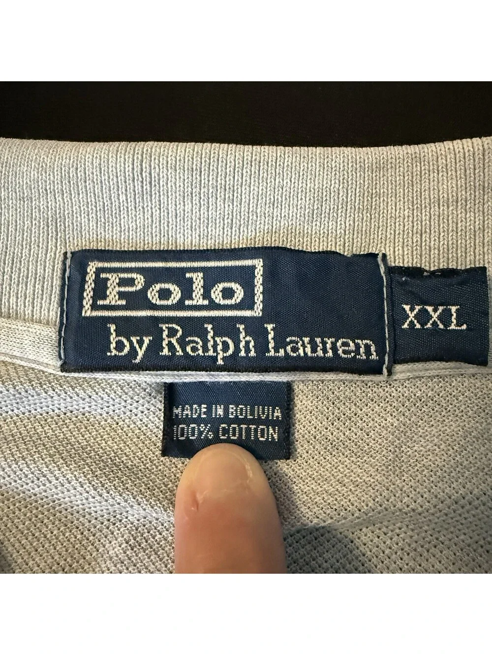 Polo Ralph Lauren Men’s XXL Light Blue Cotton Polo Shirt Pony Logo